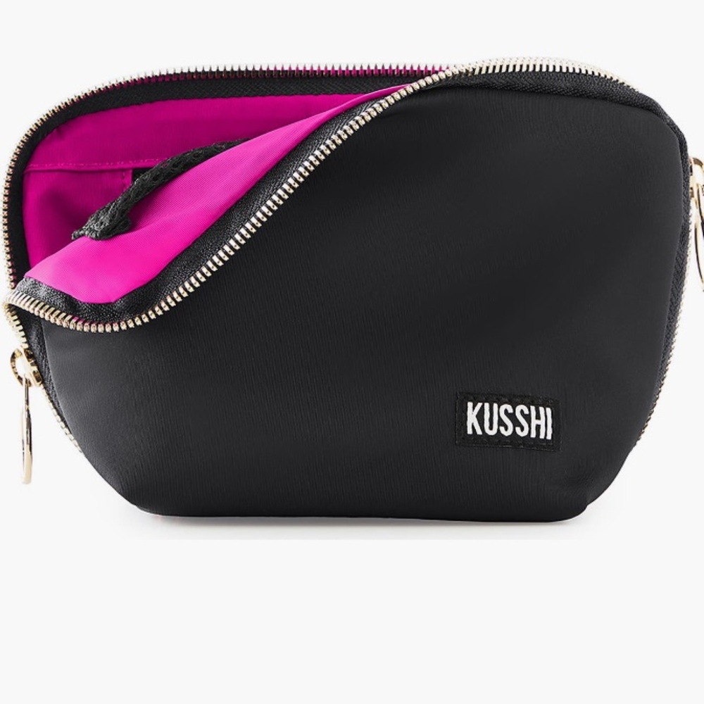 Black and Pink Cosmetic Bag